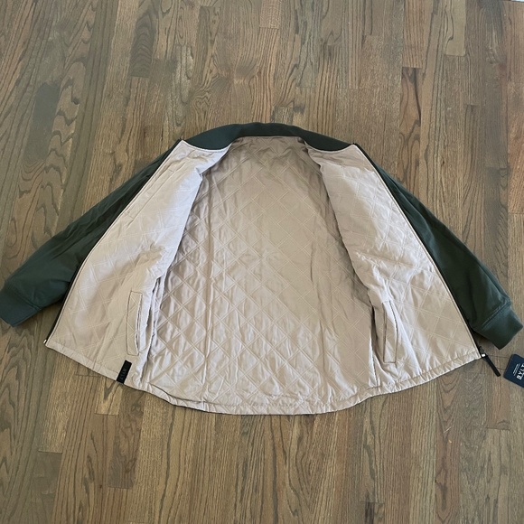 BYLT Basics Hi-Lo Reversible Bomber Jacket - Picture 6 of 7